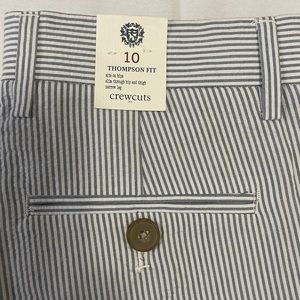 JCrew Seersucker pants boys 10
